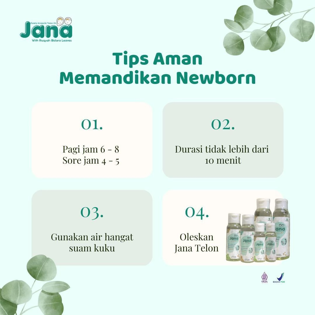 Tips Aman Memandikan Newborn